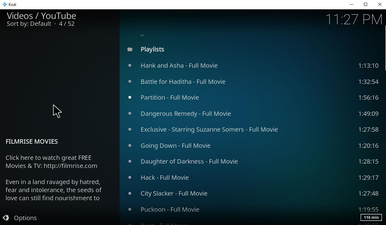 FilmRise – Kodiでインディーズ映画を視聴するためのYouTube Kodiアドオン FilmRise – Kodiでインディーズ映画を視聴するためのYouTube Kodiアドオン