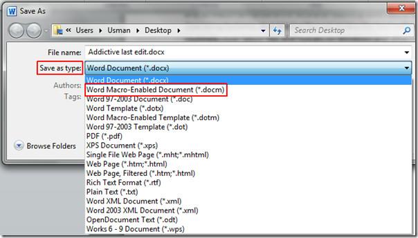 تذكر وارجع إلى آخر سطر تم تحريره في مستند Word تذكر وارجع إلى آخر سطر تم تحريره في مستند Word
