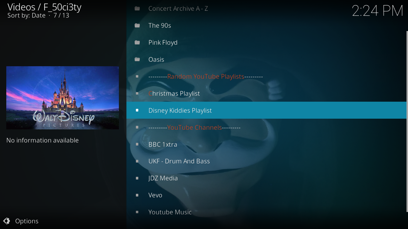 KodiのF_50ci3ty（Fsociety）アドオン - インストールと機能