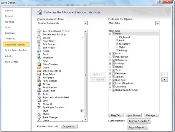 Microsoft Office Word 2010: 新機能