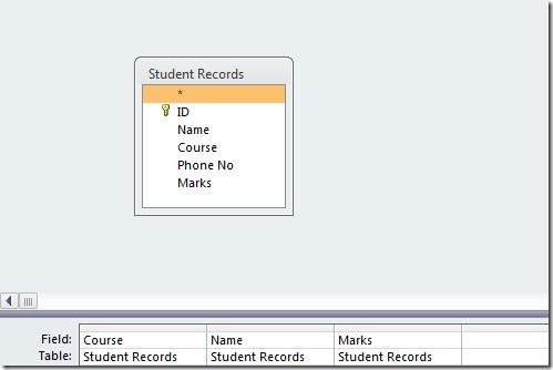 MS Access 2010: シンプルなクロス集計クエリを作成する