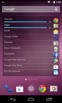 Hangar – 通知ドロワーからよく使うアプリにアクセス