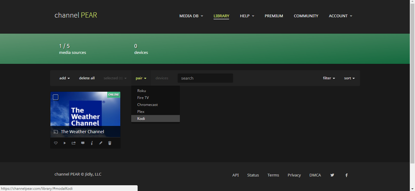 Channel Pear Kodiアドオン、インストールチュートリアルと発見