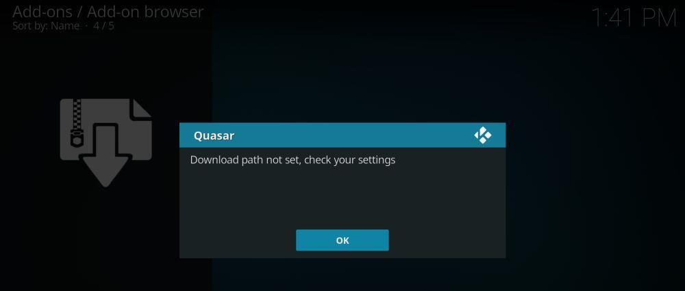 Quasar Kodi Add-on: Installation und Fehlerbehebung