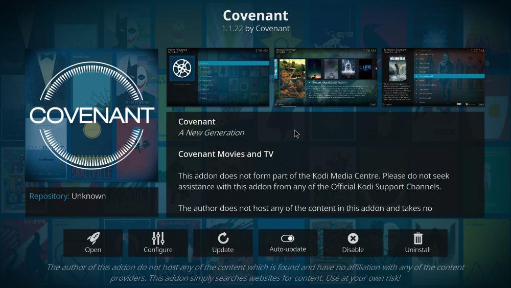 دليل إضافات Covenant: بث الأفلام والبرامج التلفزيونية على Kodi دليل إضافات Covenant: بث الأفلام والبرامج التلفزيونية على Kodi
