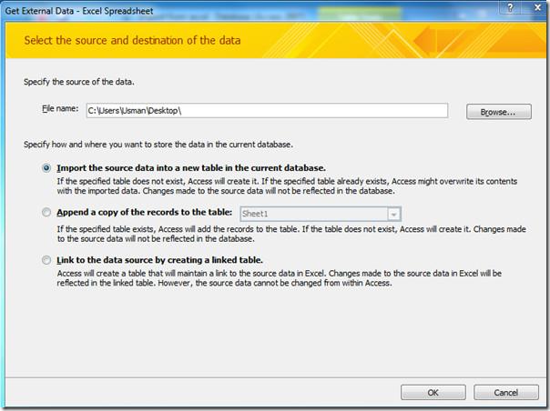Access 2010 : Importer une feuille de calcul depuis Excel 2010 Access 2010 : Importer une feuille de calcul depuis Excel 2010