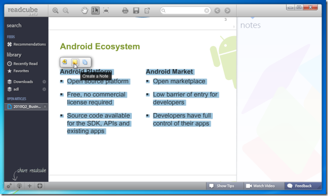 ReadCube: Google ScholarでPDFを検索し、ローカルのPDFファイルを整理する