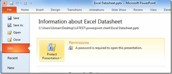 PowerPoint 2010 Sunumunu Parola ile Koru [Şifreleme]