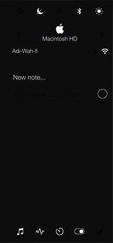 人気のiOSコントロールセンターをMac OS Xで入手する[有料]