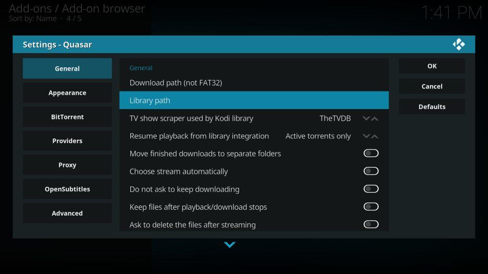 Quasar Kodi Add-on: Installation und Fehlerbehebung