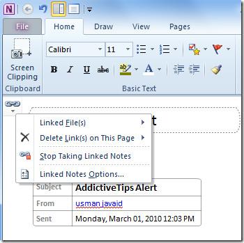 Połącz program PowerPoint 2010 z notatnikiem programu OneNote 2010