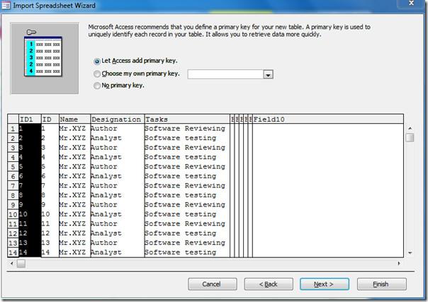 Access 2010 : Importer une feuille de calcul depuis Excel 2010 Access 2010 : Importer une feuille de calcul depuis Excel 2010