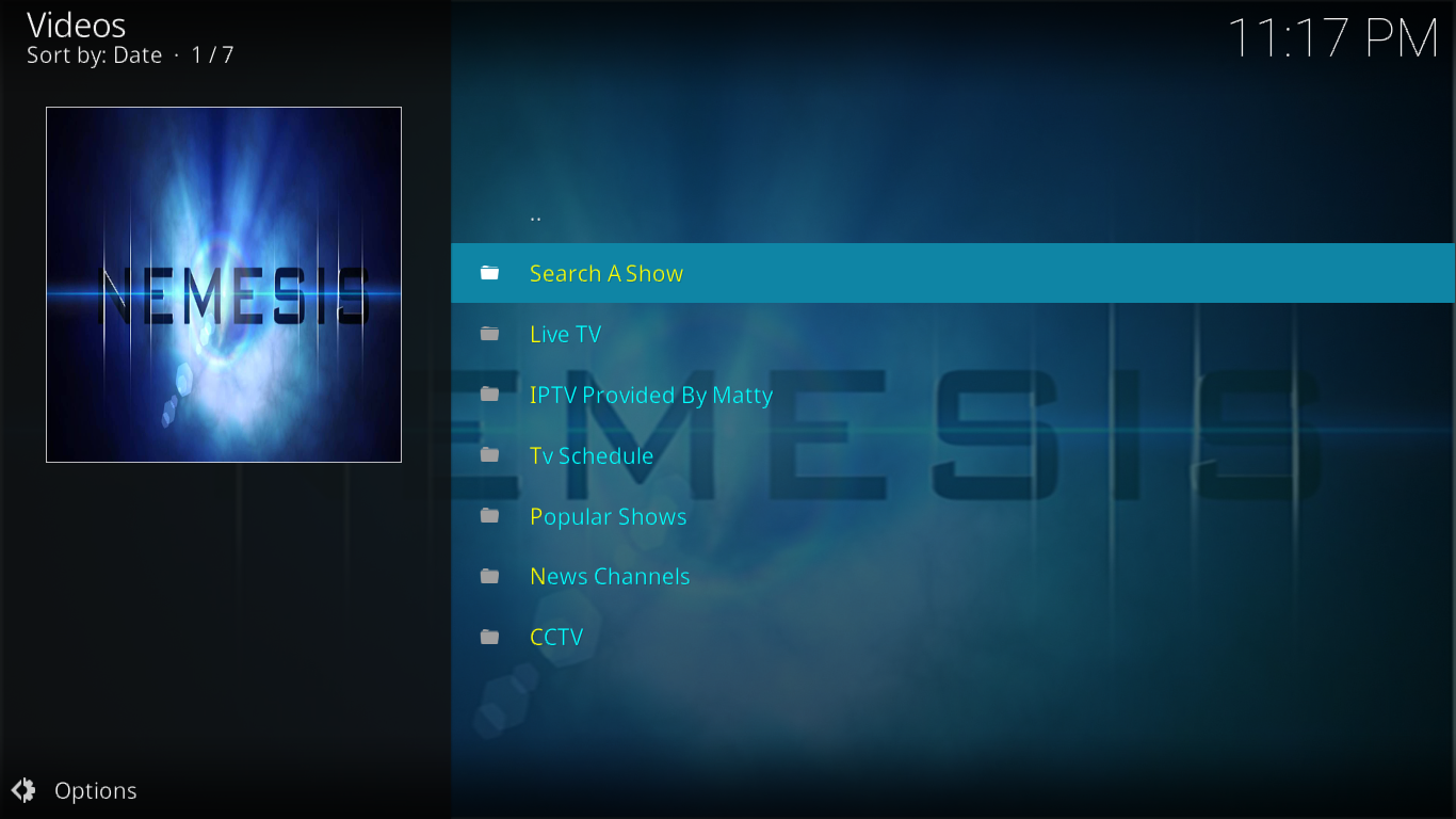 Nemesis Kodiアドオン – KodiにNemesisをインストールする方法