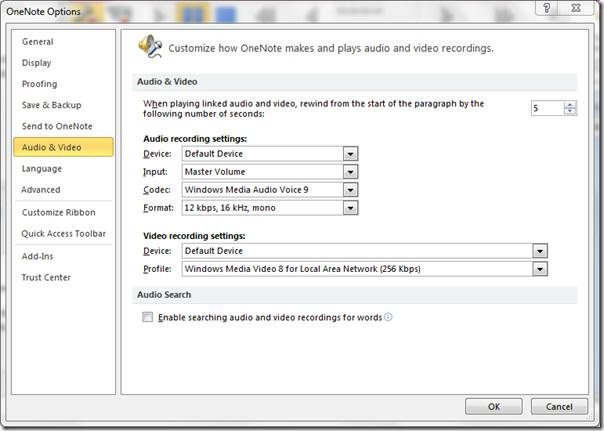Audio en video opnemen in Office OneNote 2010 Audio en video opnemen in Office OneNote 2010