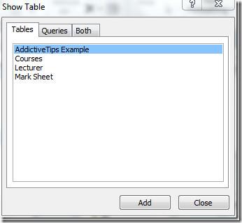 Access 2010: データベーステーブル間のリレーションシップの構築