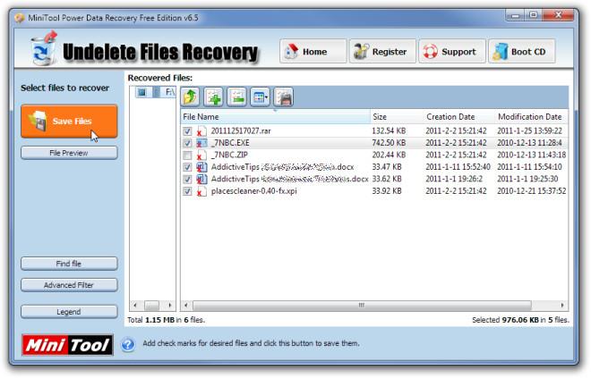 Récupérer des fichiers à partir de partitions de disque endommagées et de disques CD/DVD