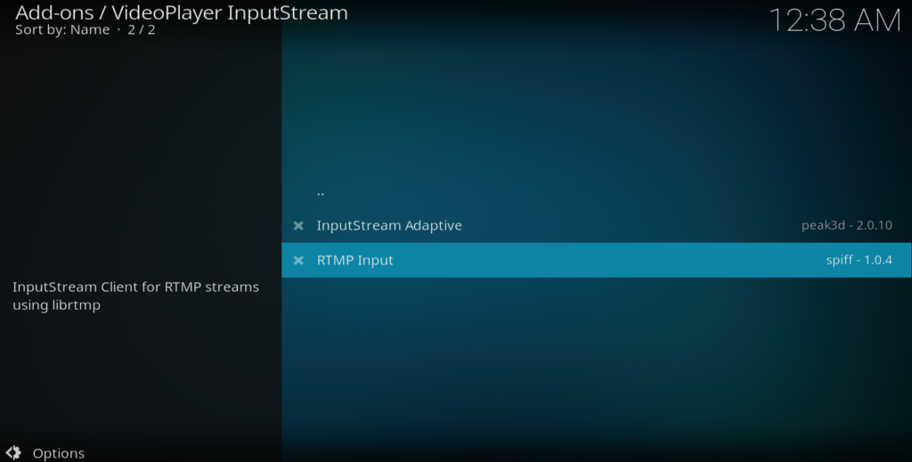 Kodi'de Canlı Yayın İçin RTMP Nasıl Etkinleştirilir