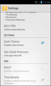 GFileはGmail風のインターフェースを備えたシンプルなAndroidファイルマネージャーです