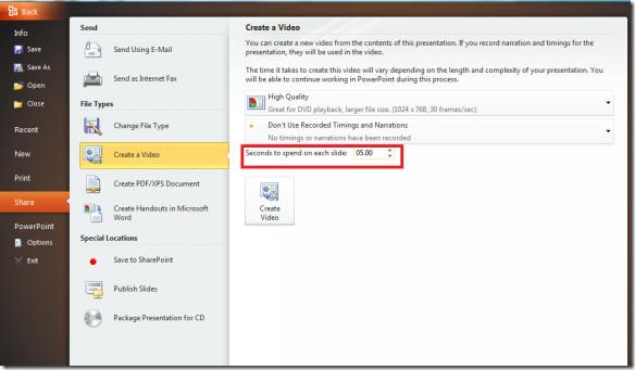 Hoe u een PowerPoint 2010-presentatie naar video kunt converteren/exporteren