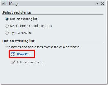 Mala direta do Word 2010 Mala direta do Word 2010