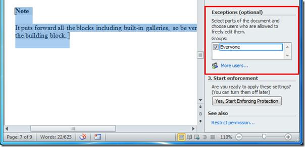 編集を制限してWord 2010文書を保護する 編集を制限してWord 2010文書を保護する