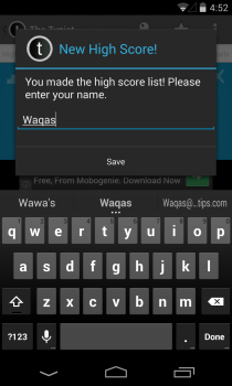 TypistでAndroidのタイピング速度を測ろう
