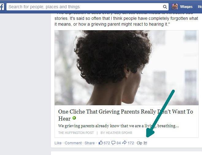 Socioclip は Facebook と Quora の投稿をブックマークできるツールです [Chrome]