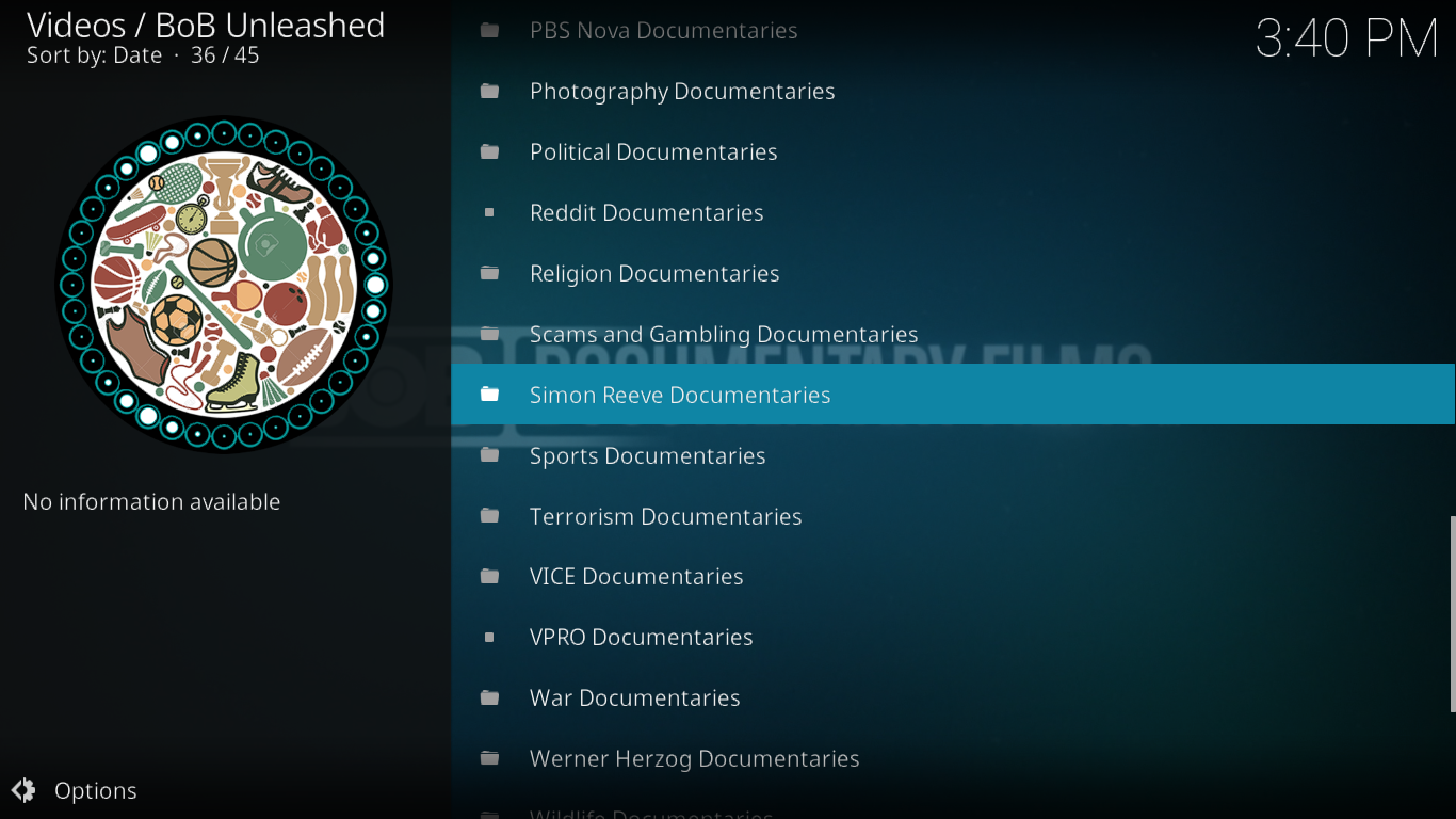 BoB Unleashedアドオン、Kodiのパワーを解き放つ