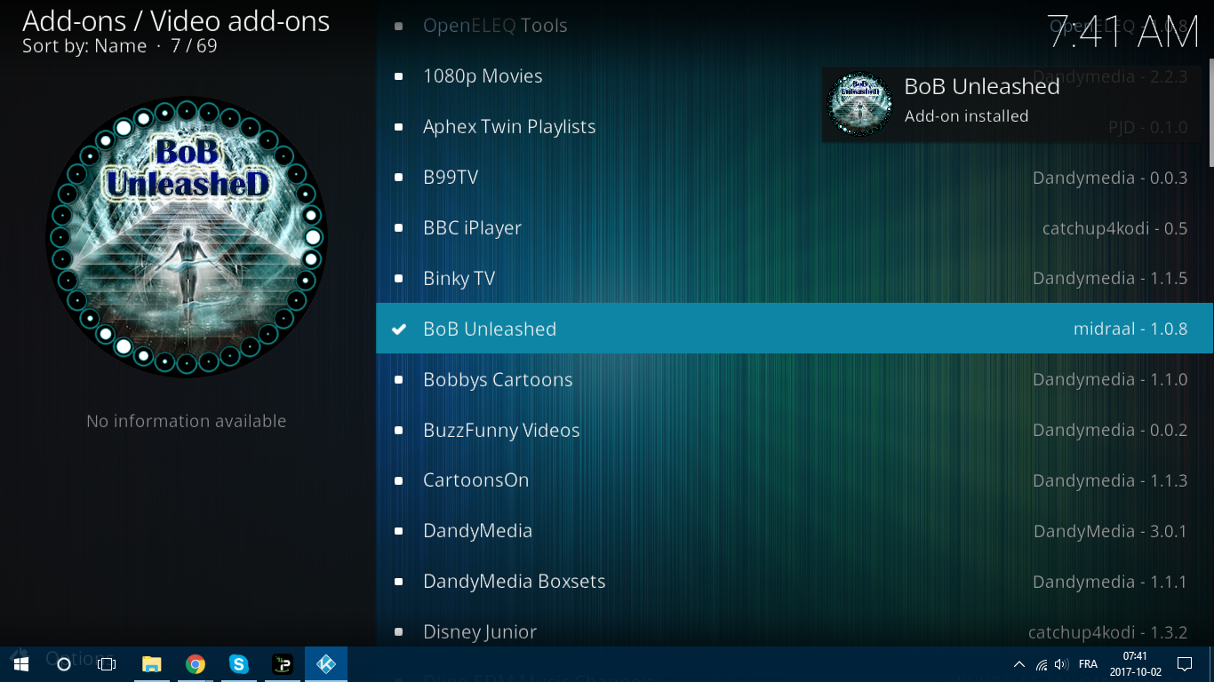 BoB Unleashedアドオン、Kodiのパワーを解き放つ